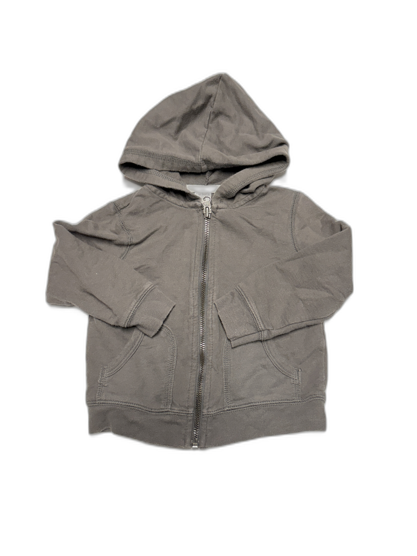 Baby Zip-Up Hoodie Carter's Gray 24 Months