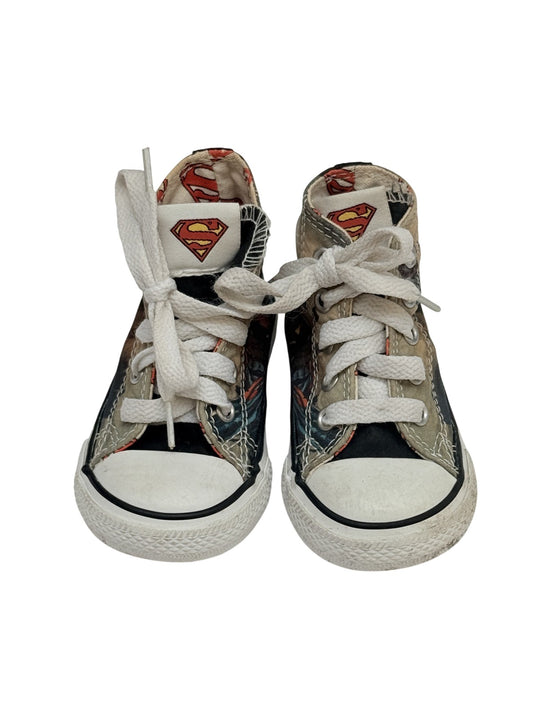 Converse All Star Superman Hi-Top Shoes Size 4