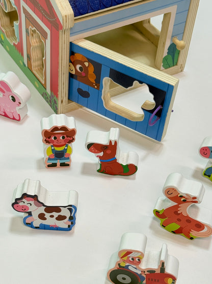 Tender Leaf Farm Sorting Barn  and Puzzle Toy