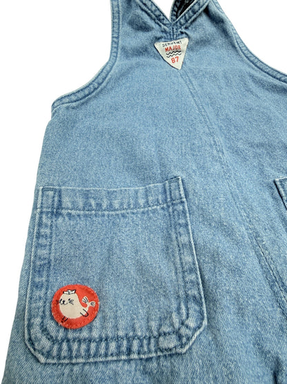 Sergent Major Denim Overalls 9-12M