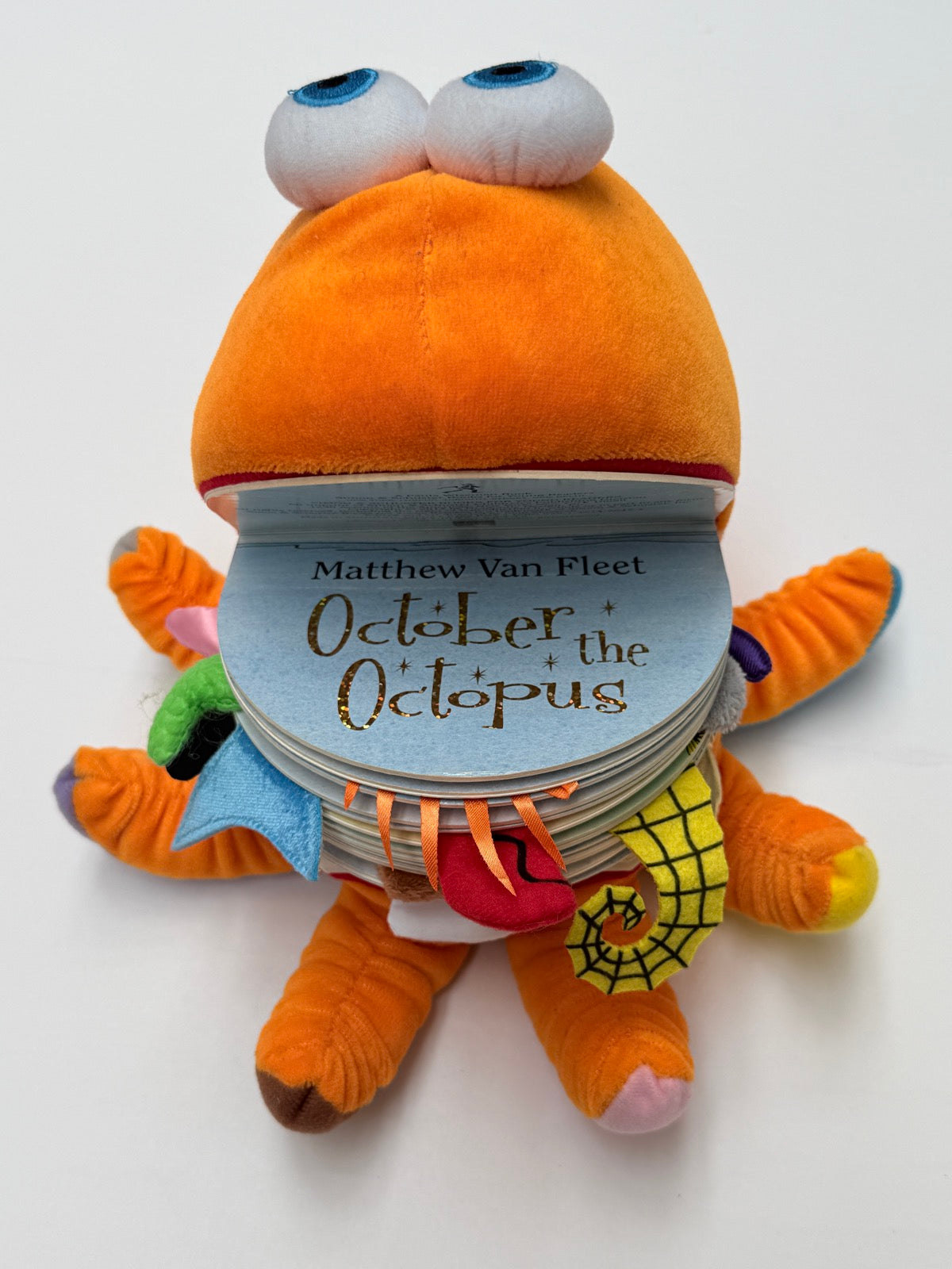 Matthew Van Fleet October the Octopus Plush Book