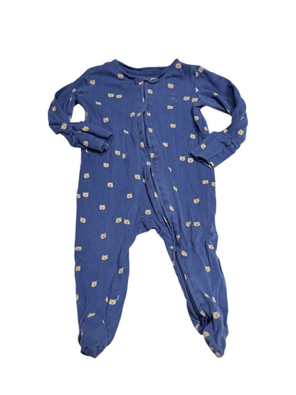 Baby Gap Bear Print Footed Sleeper 6-9M