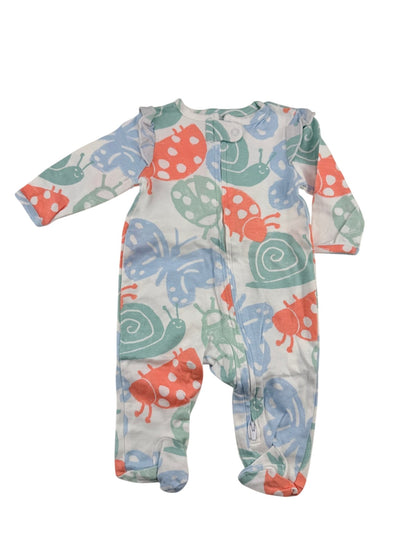Carter's Child of Mine Bug Print Sleeper 0-3M