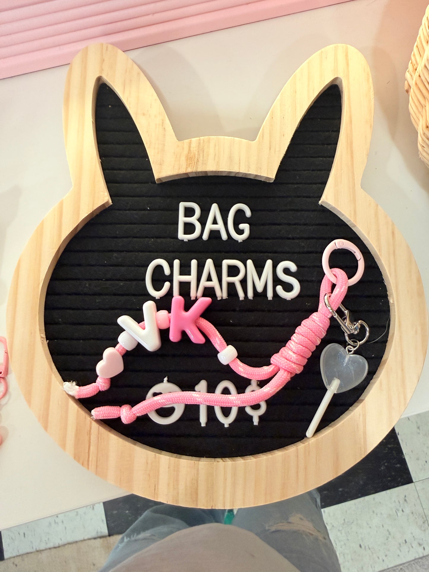 Initials Bag Charms DIY Kits! Perfect for back to school back packs!