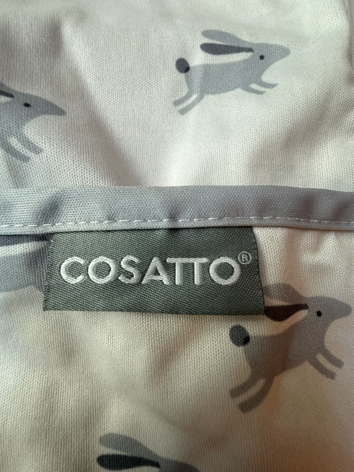 Cosatto Rabbit Print Long Sleeve Bib One Size