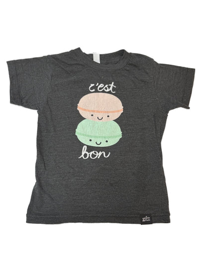 Whistle & Flute C'est Bon Macaron T-Shirt Size 4