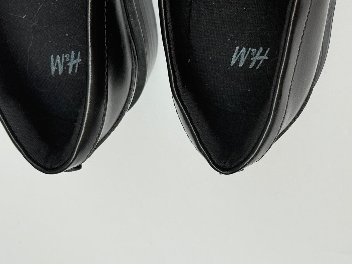 H&M Black Heart Chain Loafer EUR 30