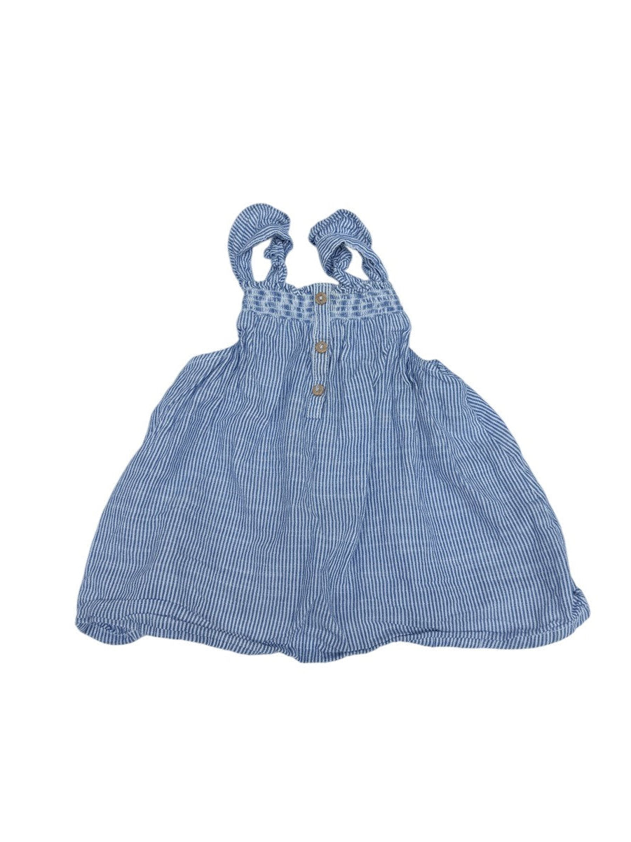 Zara BabyGirl Blue Stripe Sundress 2-3Y