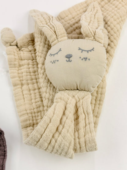 Jollein Bunny Muslin Lovey Set of 2