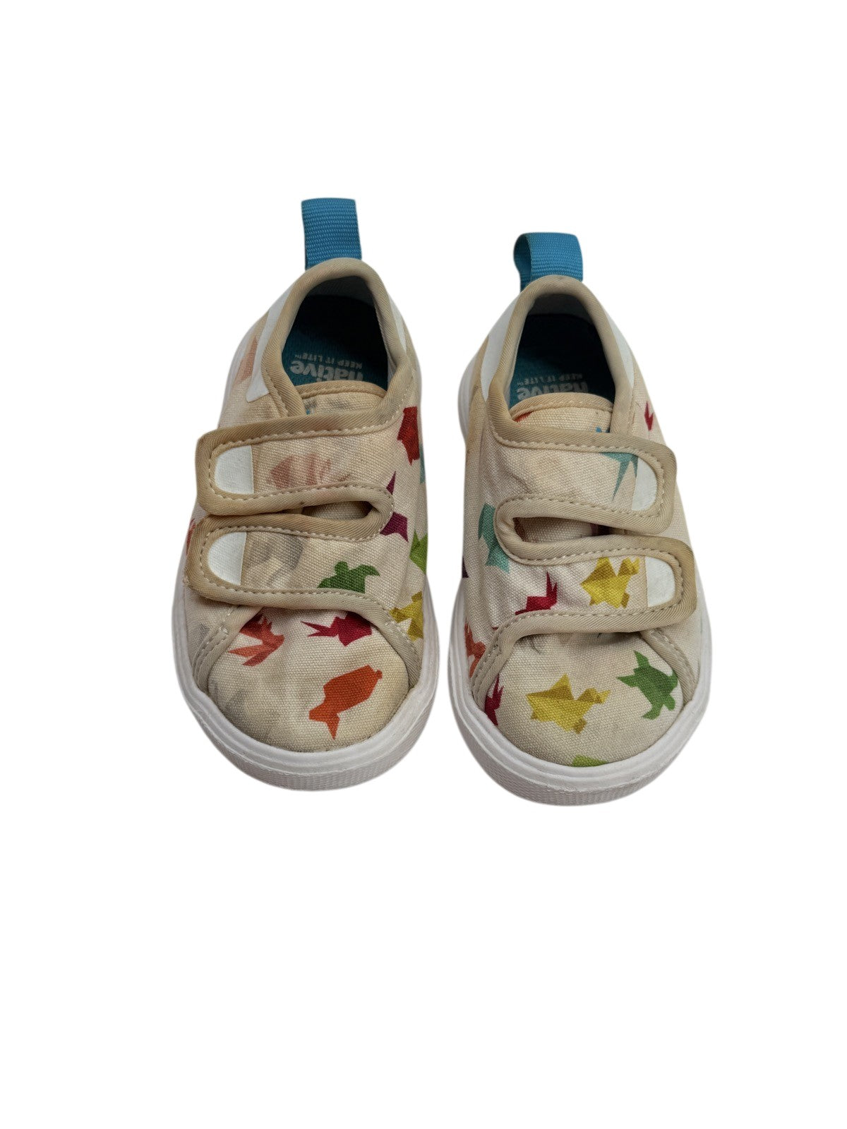 Native Shoes Origami Bird Print Sneakers Size 6