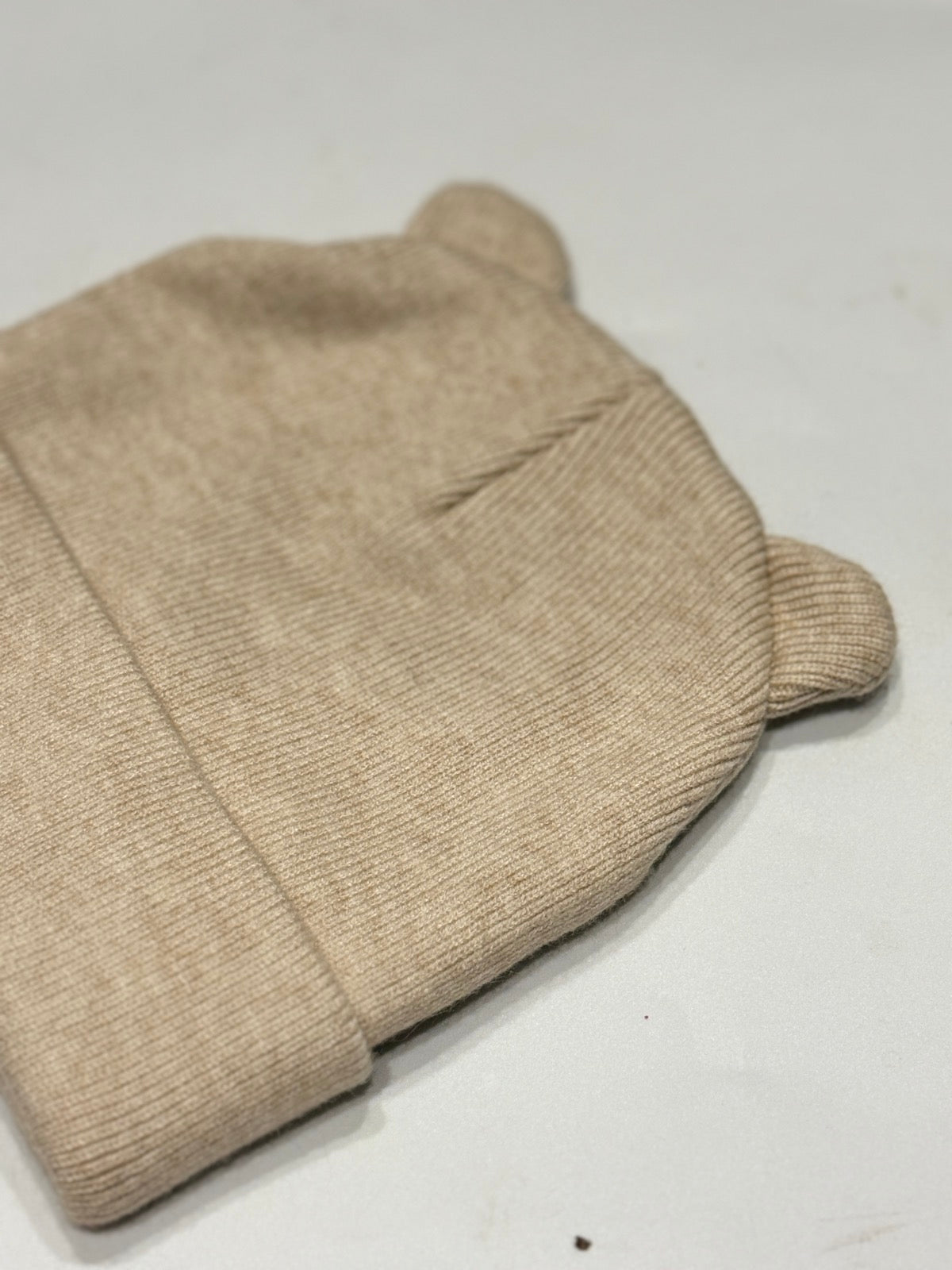 Fagottino Beige Bear Ear Beanie 24-36m