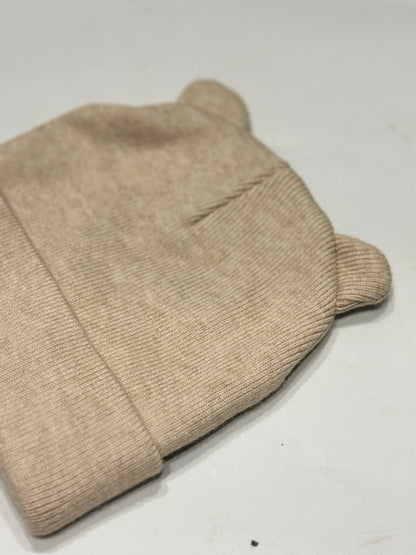 Fagottino Beige Bear Ear Beanie 24-36m
