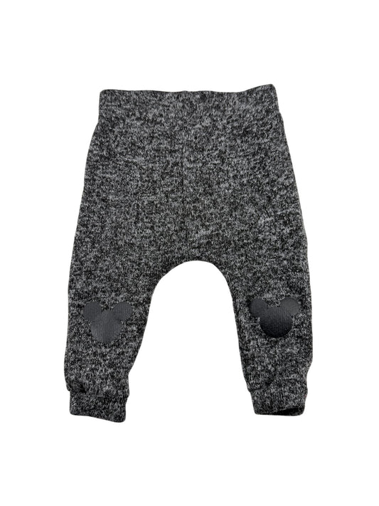 Disney Baby Mickey Knee Patch Gray Pants 12M