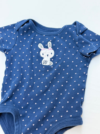 Rococo Bunny Heart Bodysuit 9M