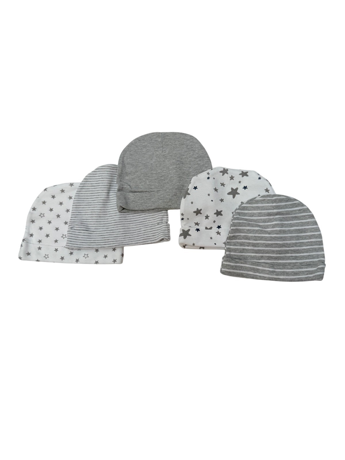 NWT - Baby Caps 5-Pack Newborn Hats Set