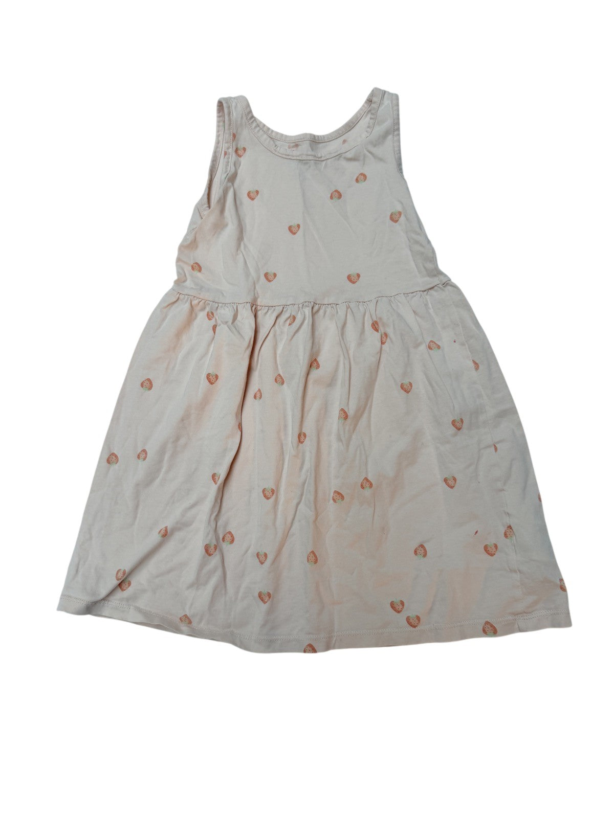 H&M Strawberry Print Dress Size 6-8Y