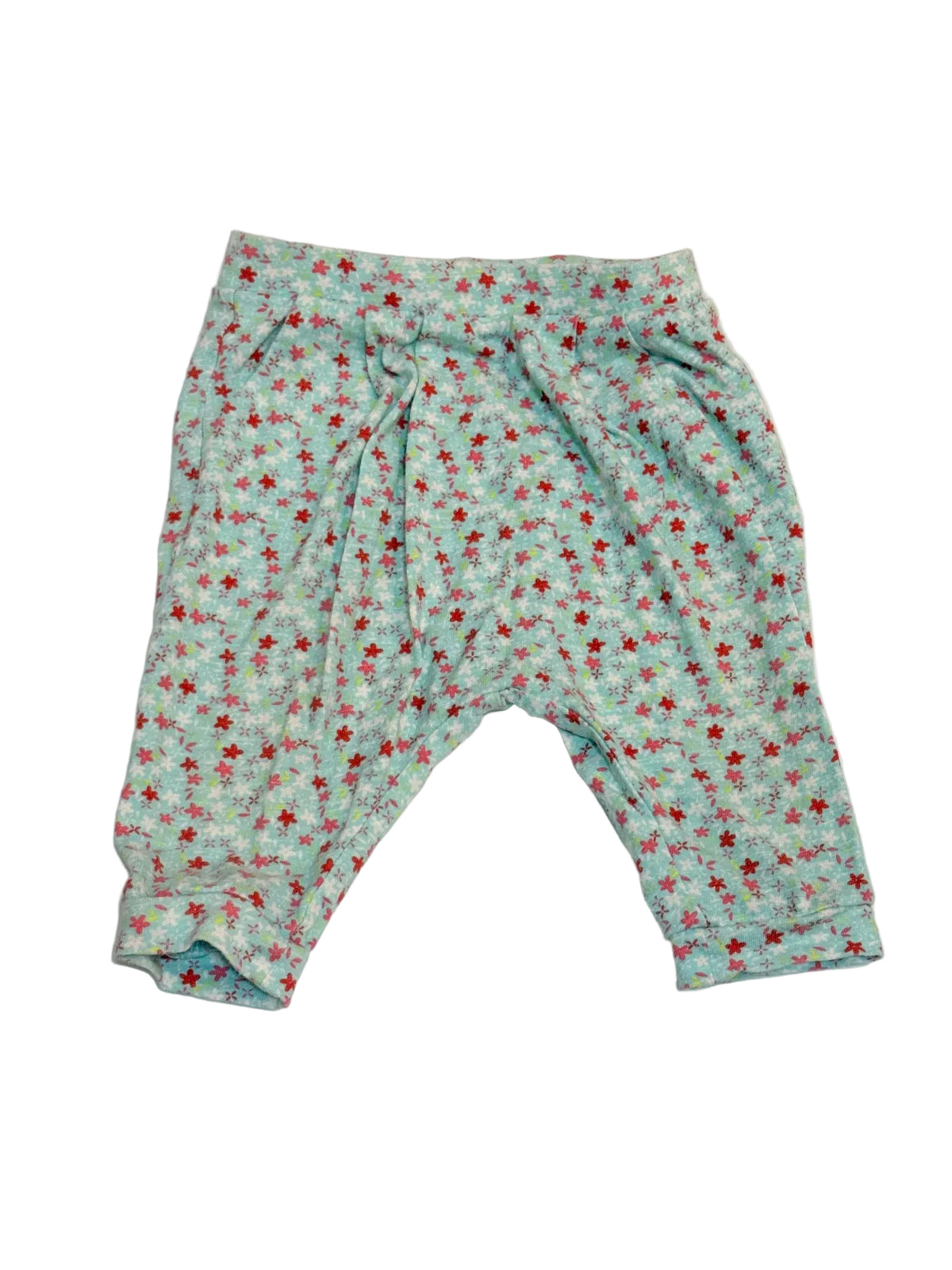 H&M Floral Aqua Harem Pants EUR 48