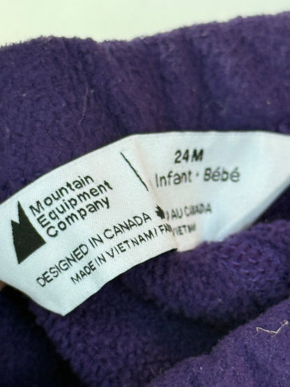 Mountain Equipment Company Purple Fleece Pants 24M