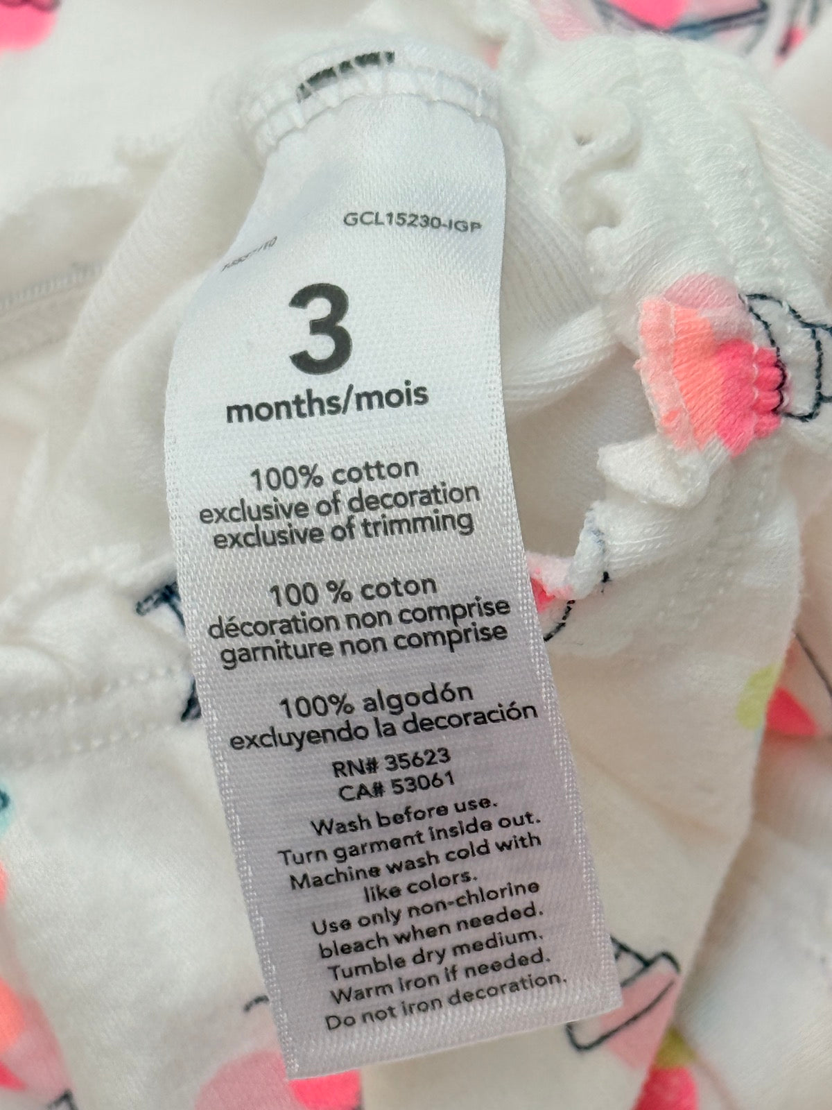 Carter's Ice Cream Print Romper 3M