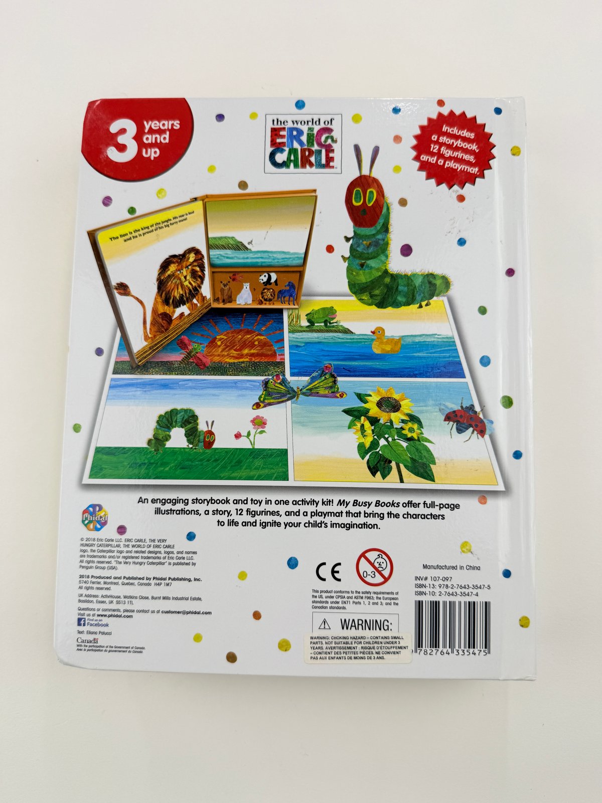 Eric Carle My Busy Books Storybook & Playmat Set