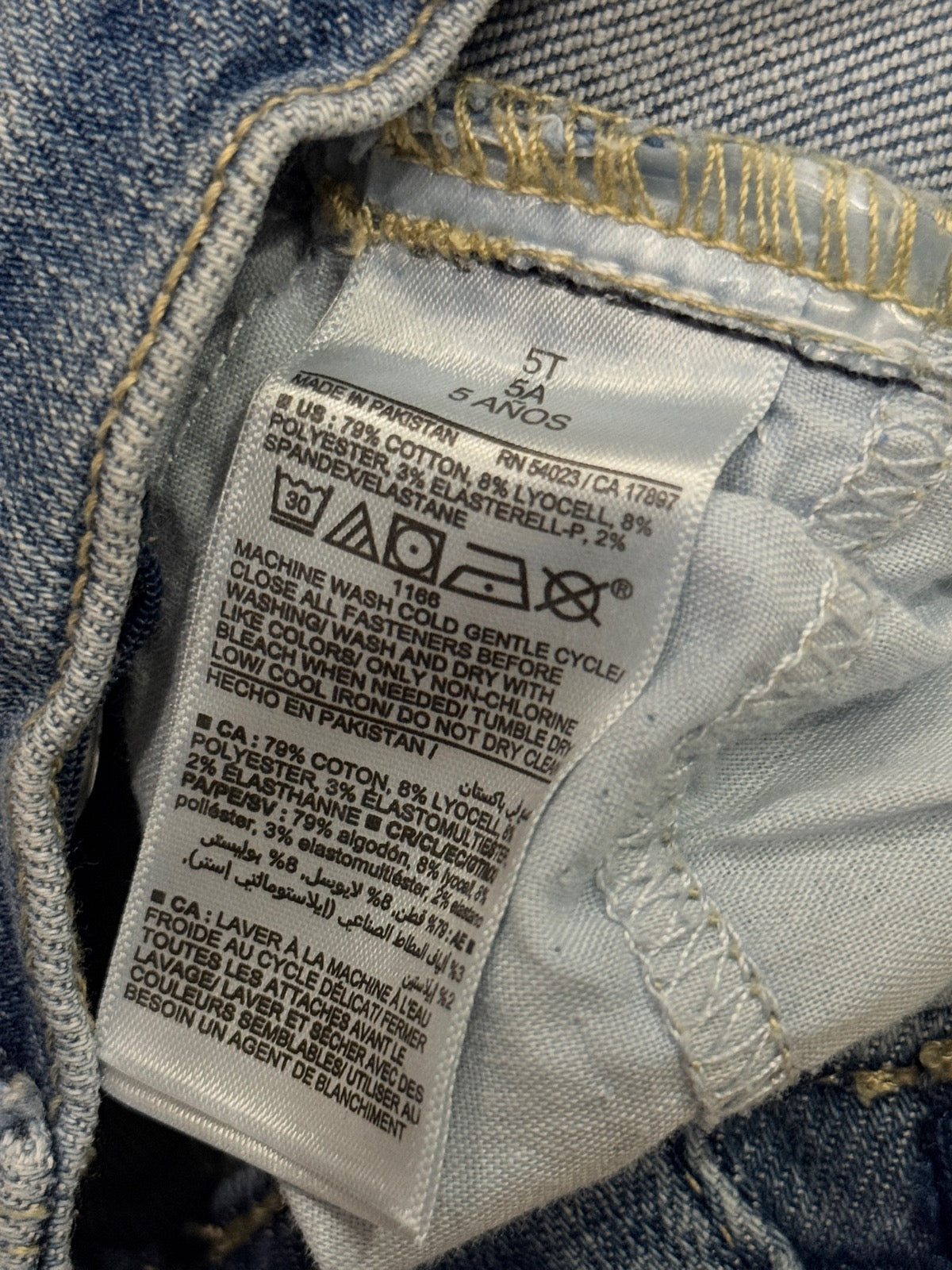 Old Navy Rockstar Jeggings Light Wash 5T