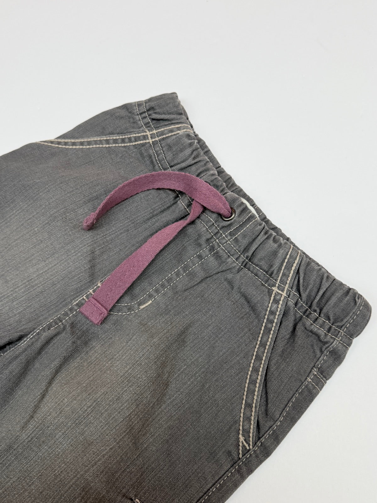 Mini Boden Gray Denim Shorts 3Y