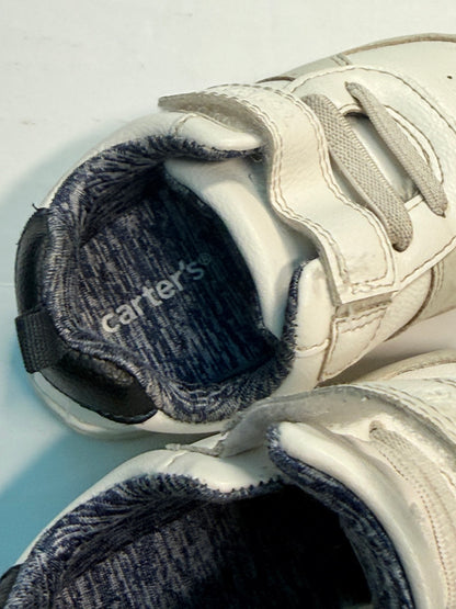 Carter's White Velcro Sneakers Size 5M
