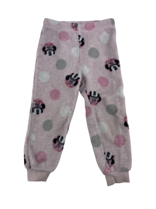 Disney Minnie Mouse Polka Dot Fleece Pants XXS/TTP (2/3) 2/3