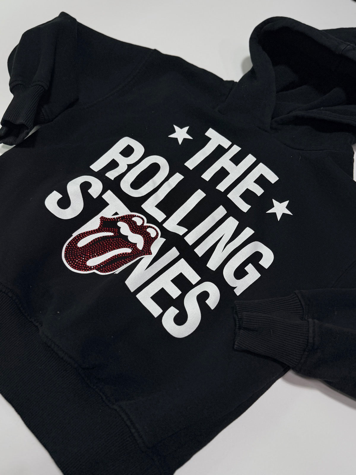 Zara Rolling Stones Black Hoodie 8-9Y