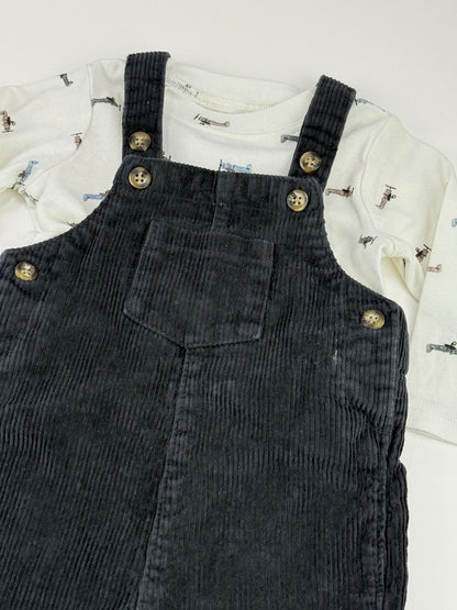 Carter's Child of Mine Airplane Overalls Set 12M