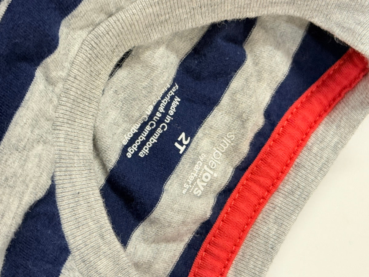 Simple Joys by Carter's Striped T-Shirt 2T