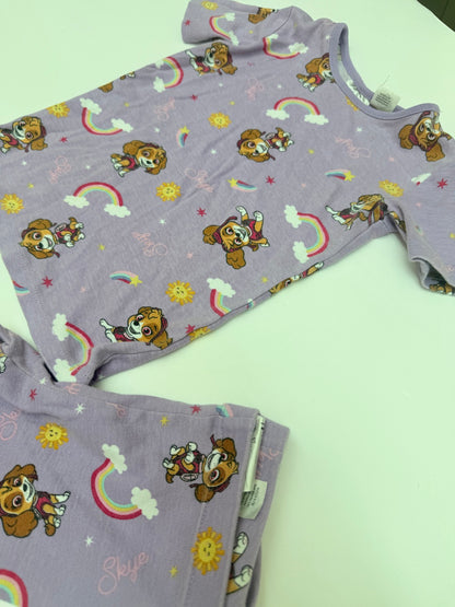 H&M PAW Patrol Skye Pajama Set Size 6Y