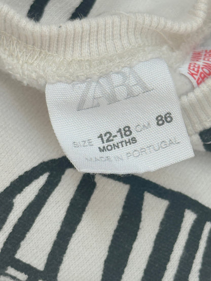 Zara Animal Print Sweatsuit Set 18-24M