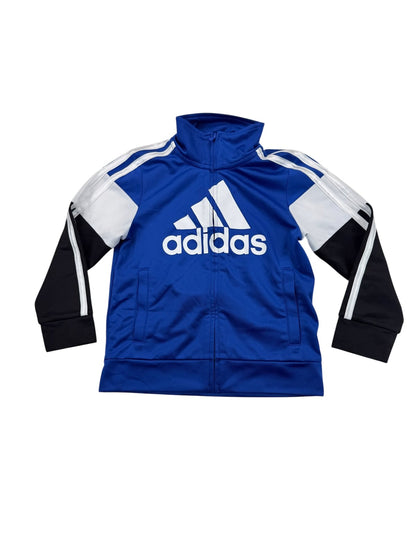 Adidas Blue Colorblock Track Jacket Size 3T