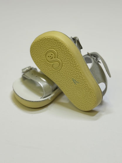 Salt Water Sandals Sea Wees Silver Baby Size 2