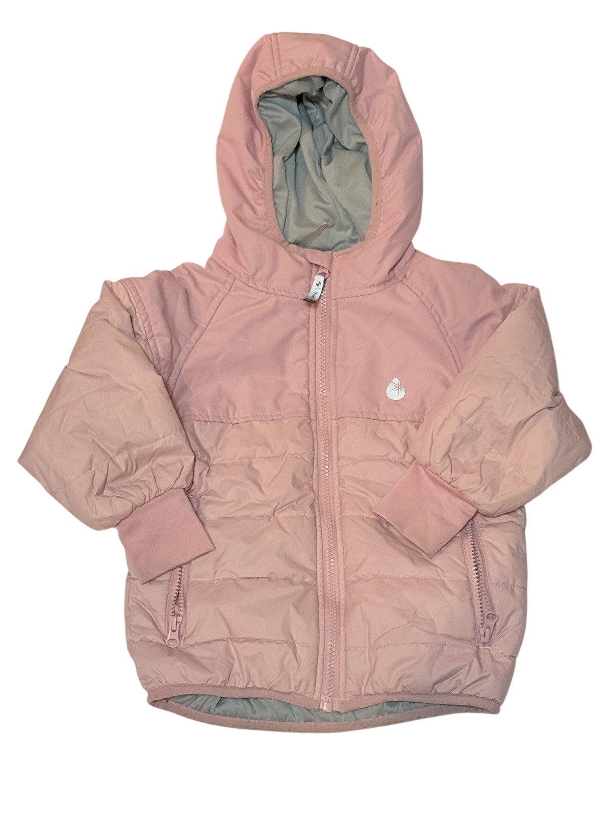 Therm Hydracloud Pink Puffer Jacket 3T