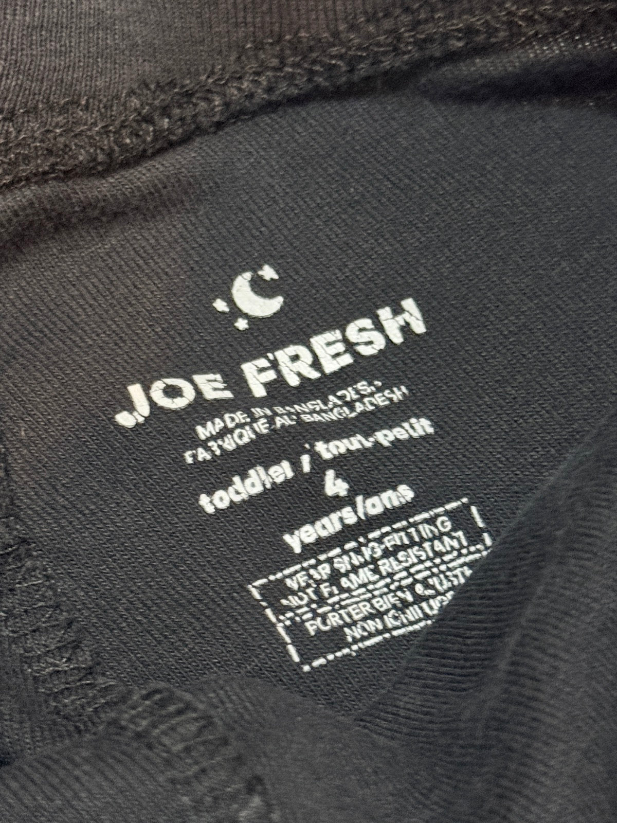 Joe Fresh Skeleton Pajama Set Size 4