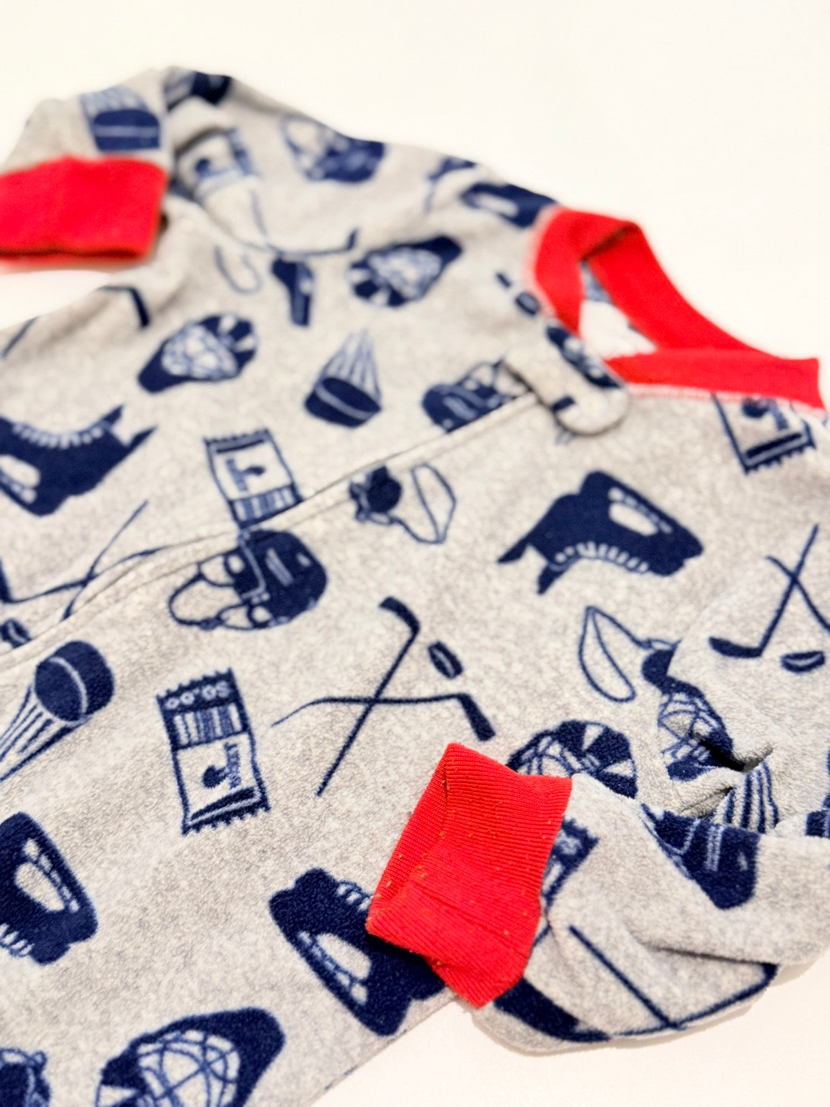 Carter's Hockey Print Sleeper 12M