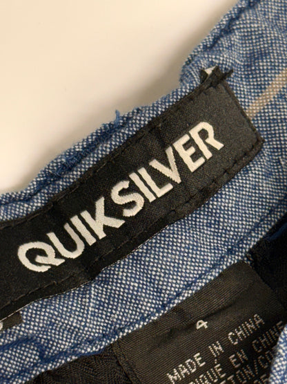 Quiksilver Blue Striped Shorts Size 4