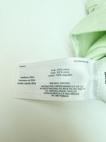 Carter's Green Sheep Bodysuit Newborn