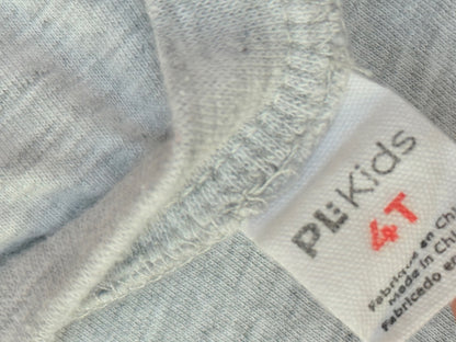 PL Kids Gray Woodland Animals Long Sleeve 4T