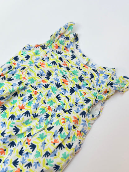 Baby Gap Floral Bubble Romper 6-12m