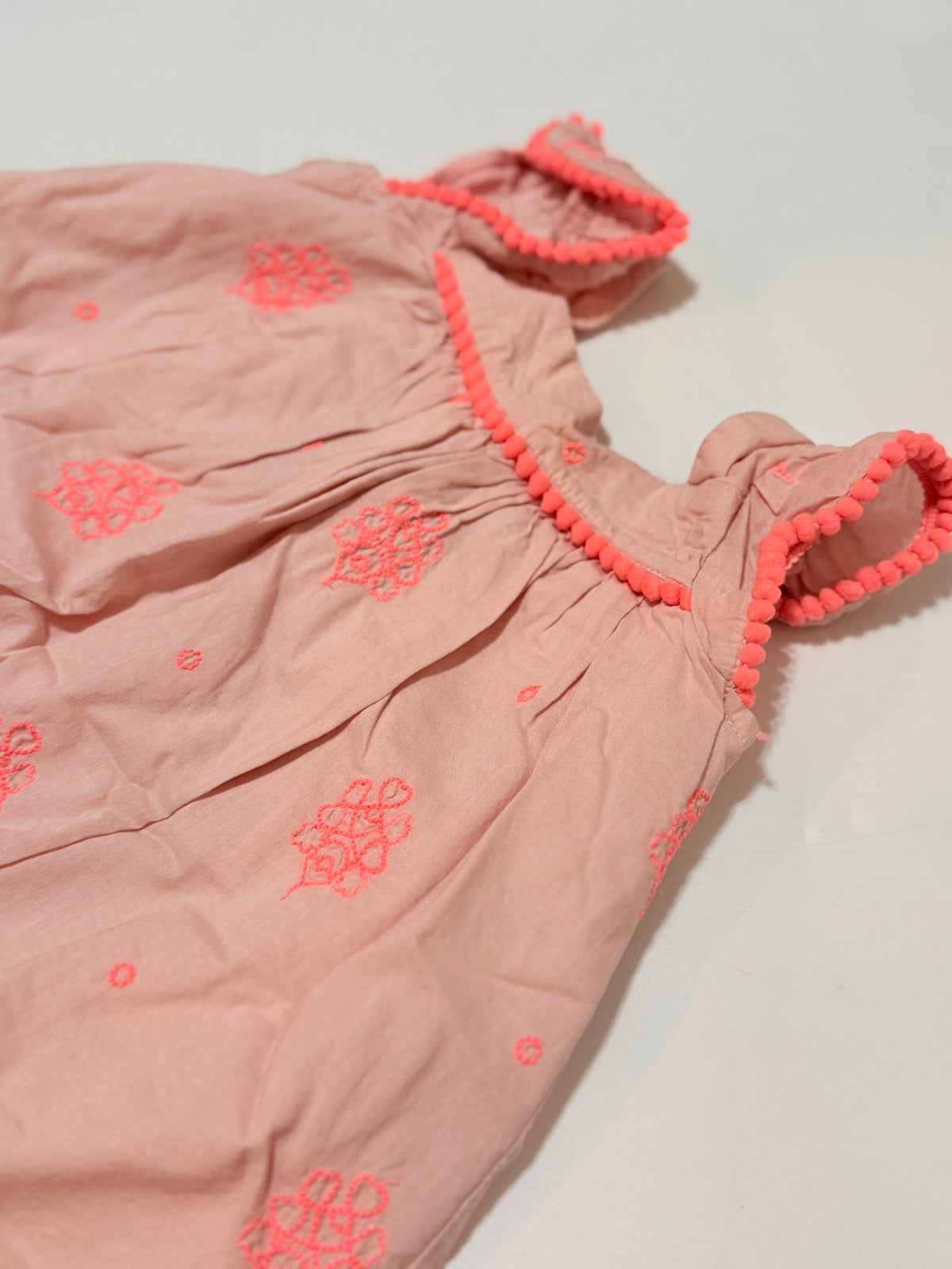 Baby Gap Pink Embroidered Dress 6-12m