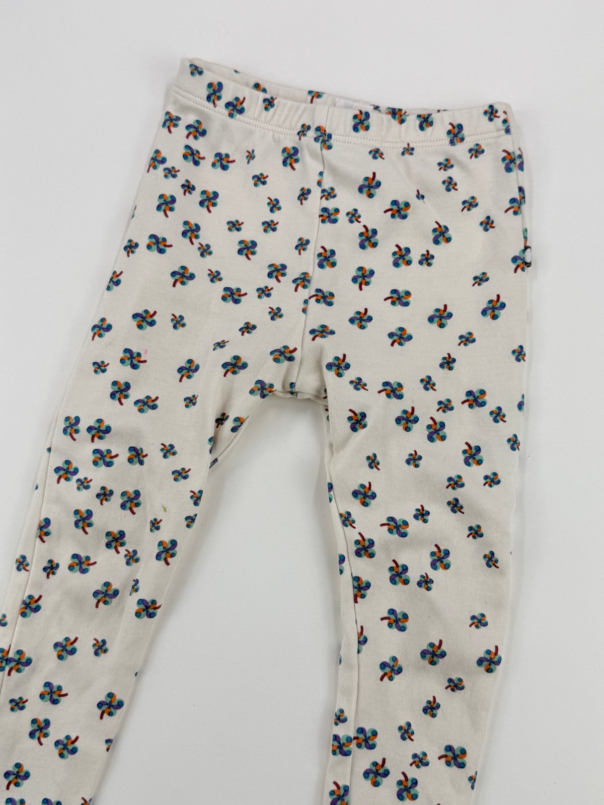 Oeuf Organic Floral Leggings 2-3Y