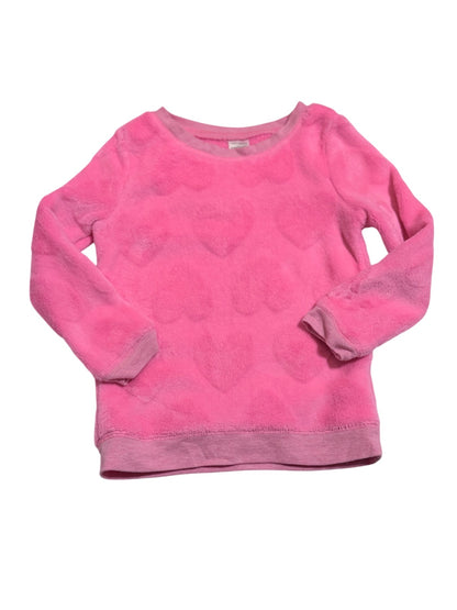 Carter's Pink Heart Fleece Sweatshirt 3T