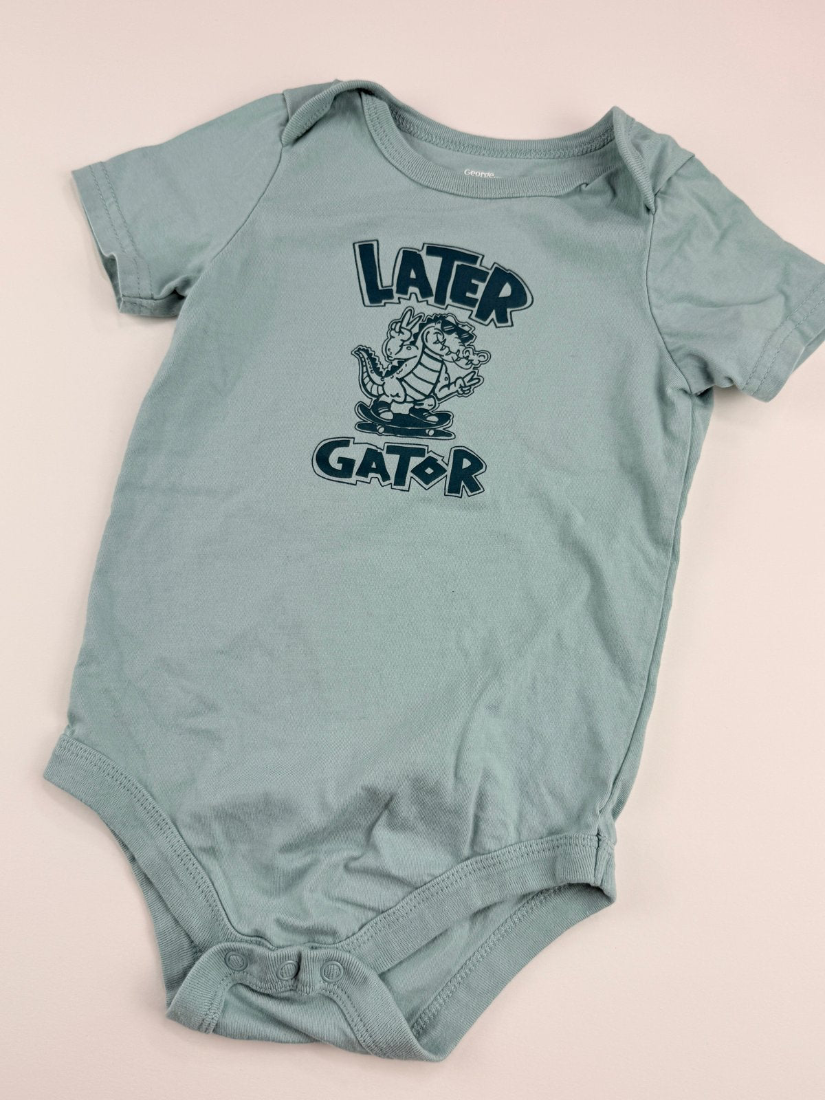George Baby Later Gator Bodysuit 18-24M