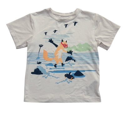 Reima Siirto Fox Print T-Shirt Size 5Y