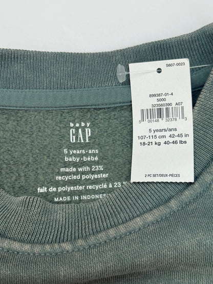 Baby Gap Green Bear 2-Piece Set 5Y