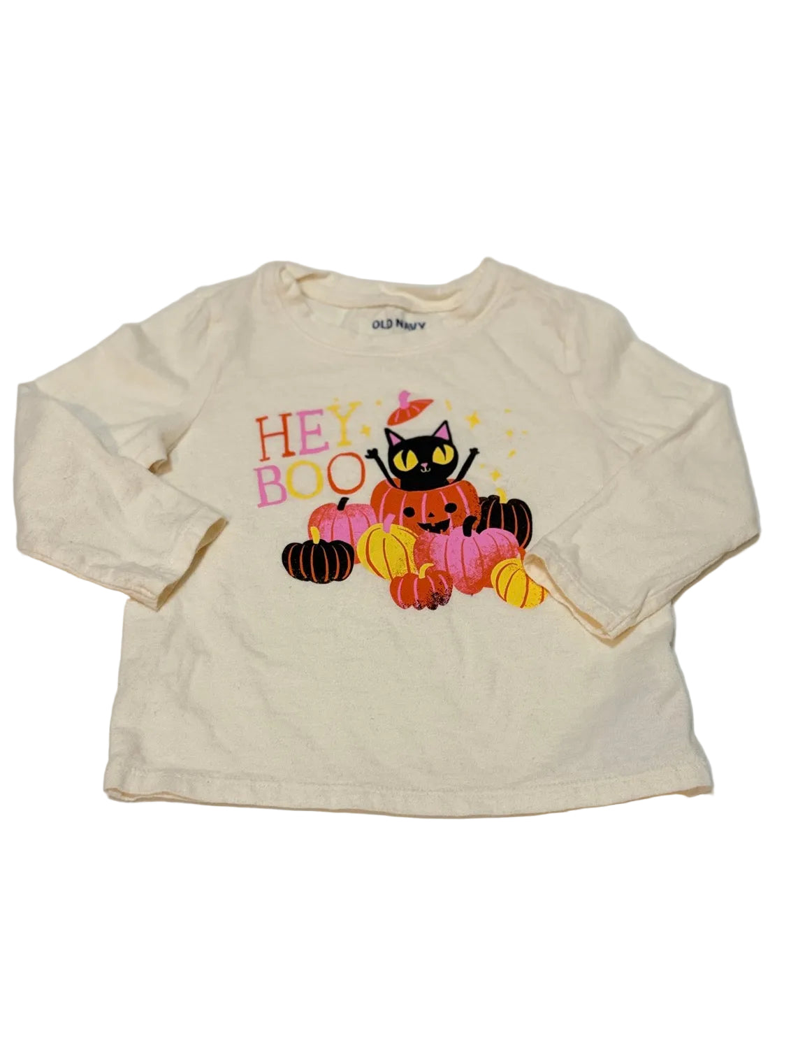 Old Navy Hey Boo Halloween Long Sleeve 18-24M