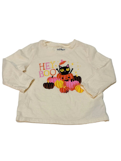 Old Navy Hey Boo Halloween Long Sleeve 18-24M